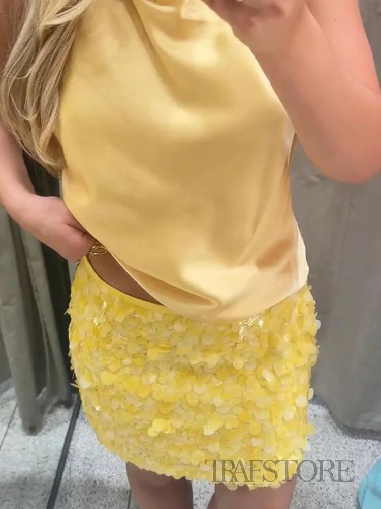 Юбка TRAF ROBE Y2K, размер M — фото 1
