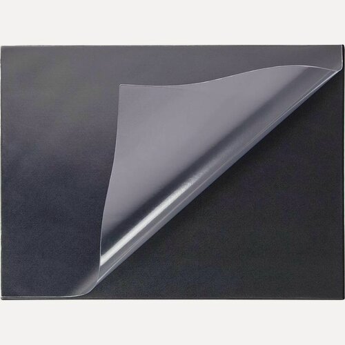 Изображение товара Коврик настольный Attache Economy, 53х66см, черный с прозрачным верхним листом