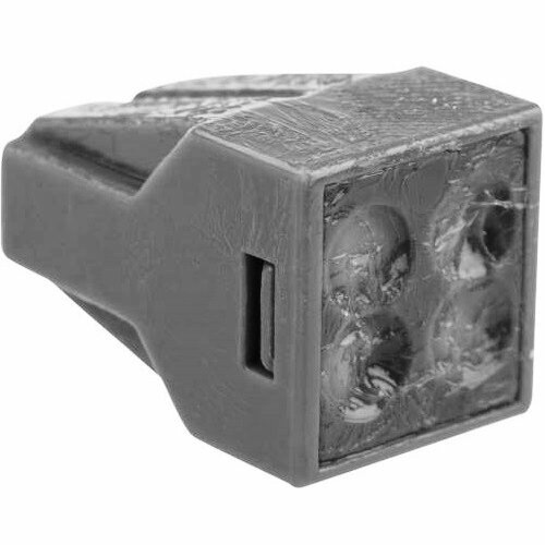 Клемма на 4-провода 1.0-2.5мм Rexant 07-3040 электромонтажная самозажимная экспресс с пастой СМК - 5 шт.