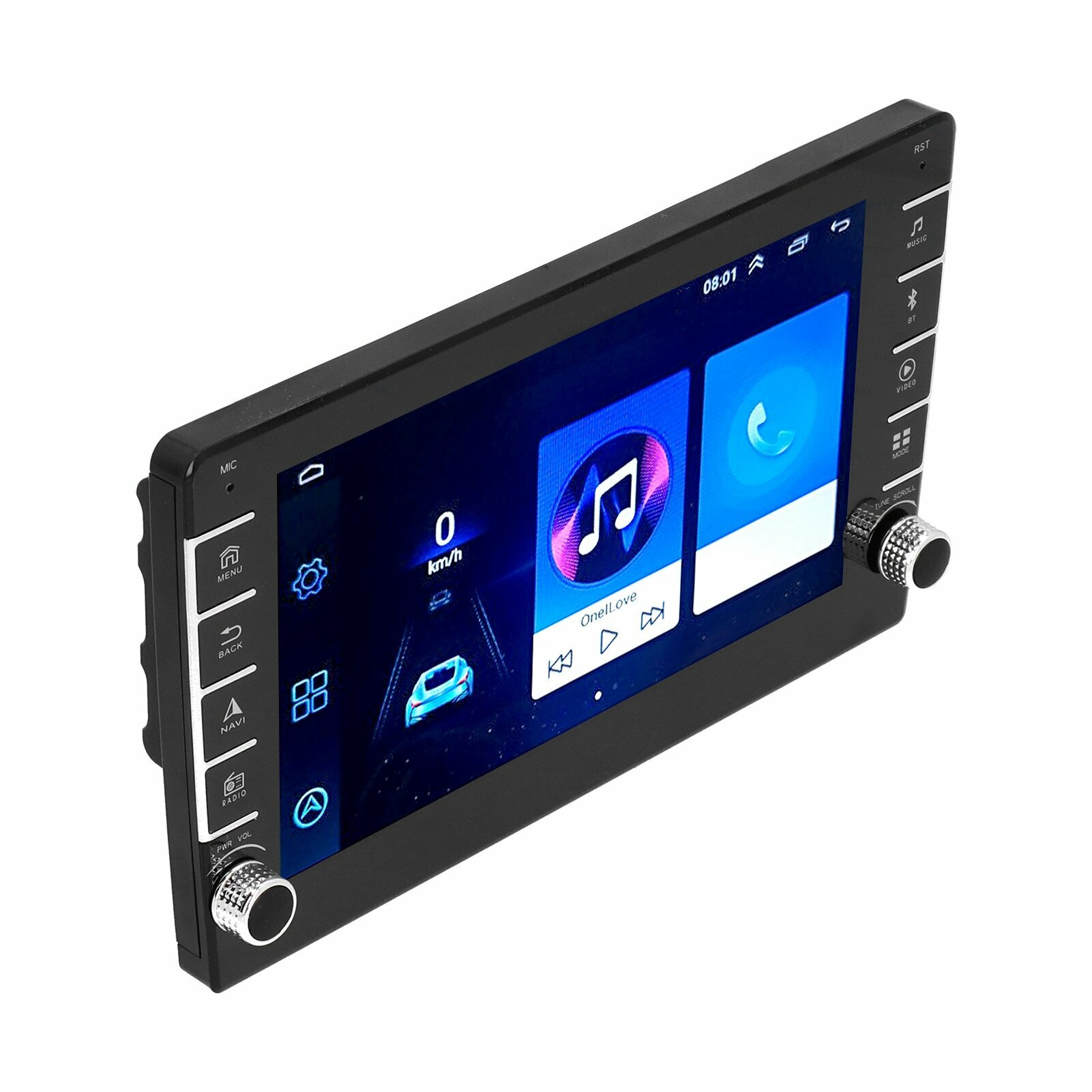 Універсальна система GPS-навігації для авто 9 дюймів з Android 10.0, Wi-Fi, USB, Bluetooth 4.0, FM, керування на кермі DC917V (2+32 ГБ)