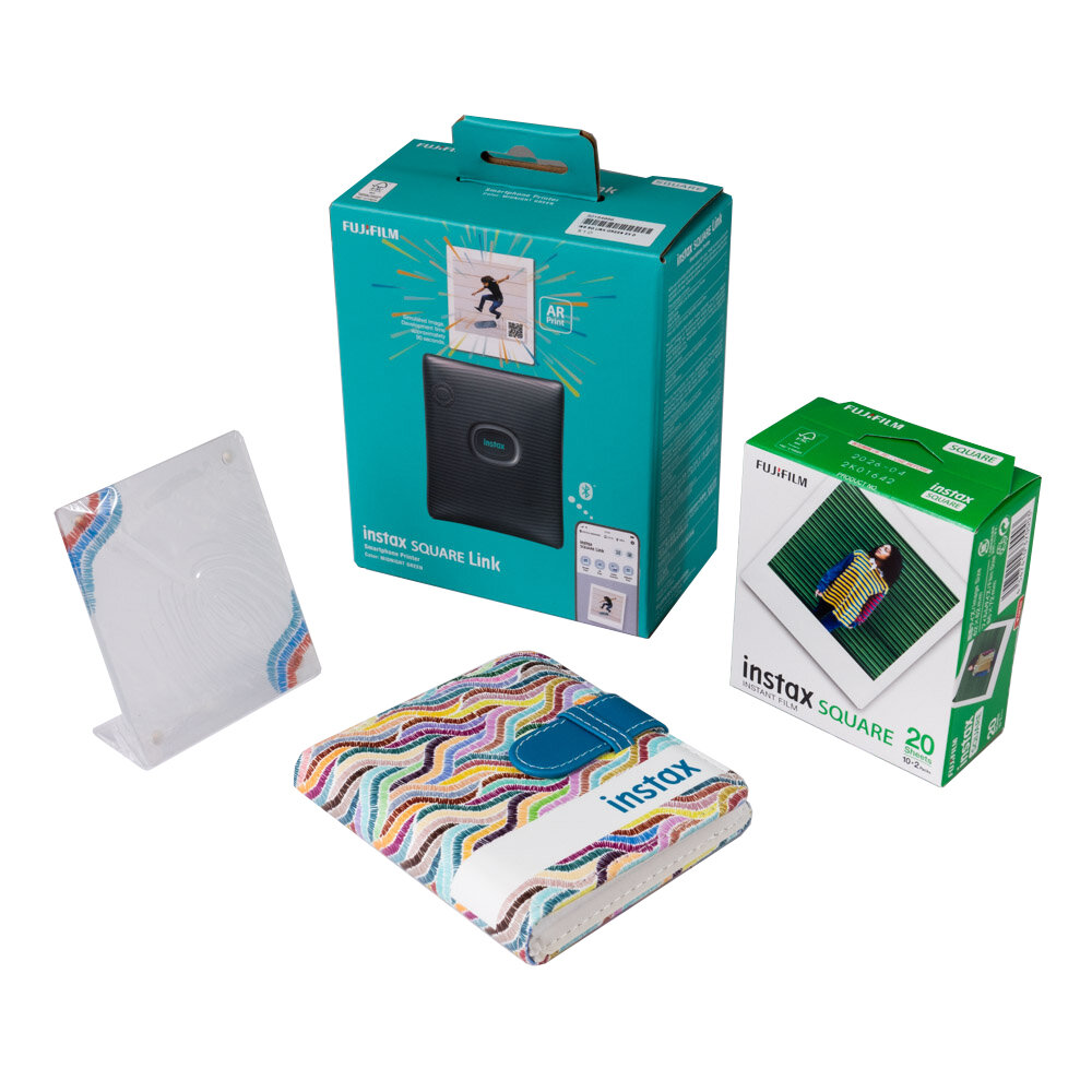 Фотопринтер Fujifilm Instax Square Link Gift Box - Midnight Green — фото 1