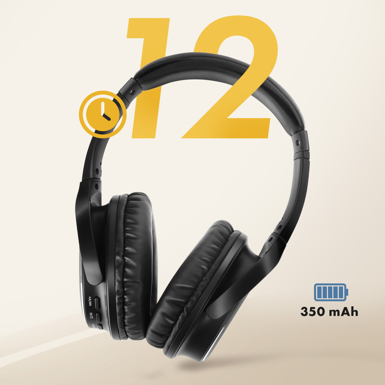 Наушники INKAX True Wireless H07, беспроводные, чёрный, Bluetooth 5.0 — фото 1