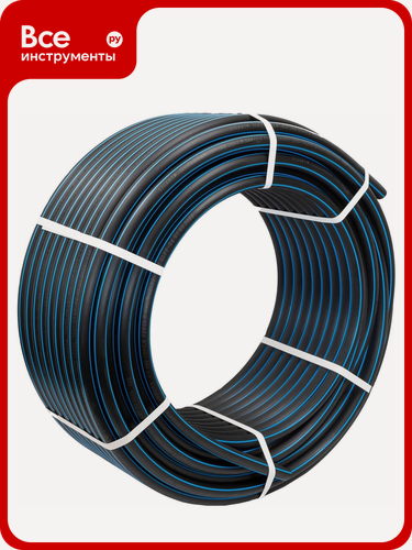 Изображение товара Питьевая напорная труба Gigant ПНД 25х2,0 SDR13,6 (ПЭ100, 12,5 атм), бухта 100 м GLPP-04 прочной конструкции