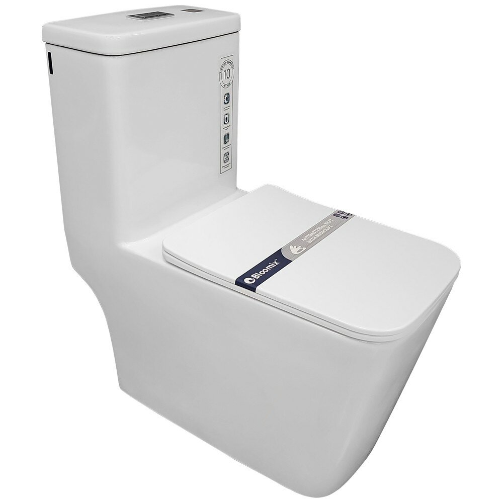 Унитаз Bloomix Mono MD2322R/UF3 моноблок безободковый