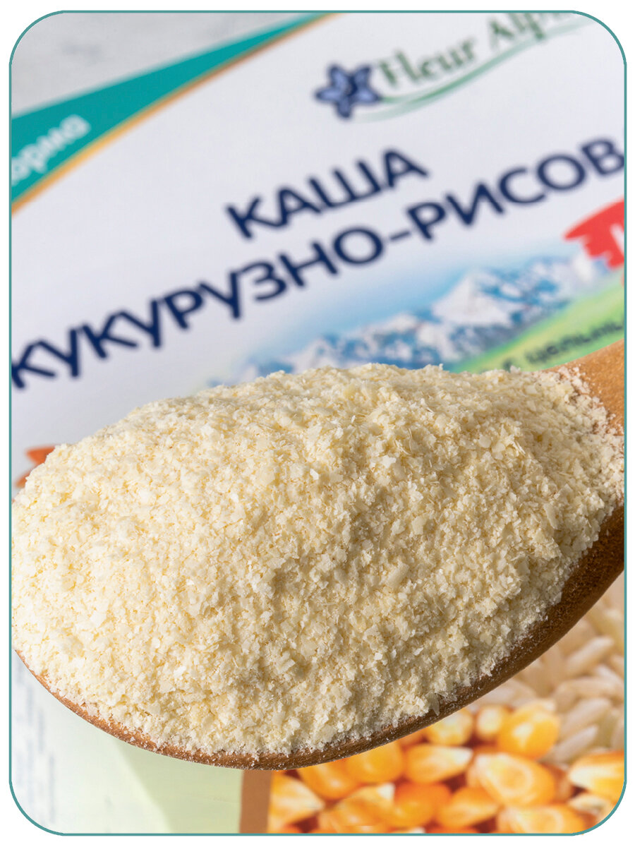 Изображение Каша безмолочная детская Fleur Alpine кукурузно-рисовая, с 5 месяцев, 175 гр