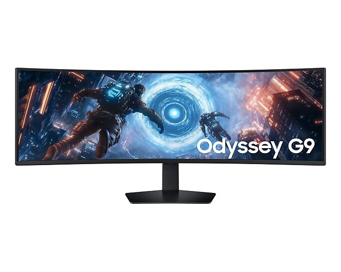 Монитор 49" Samsung Odyssey G9 S49FG916EIXCI, 5120x1440, VA, 144Гц, 2хHDMI, 1хDP, изогнутый, черный (ls49fg916eixci)