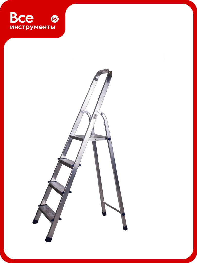 Стремянка STAIRS алюминиевая 4 ступени AS04