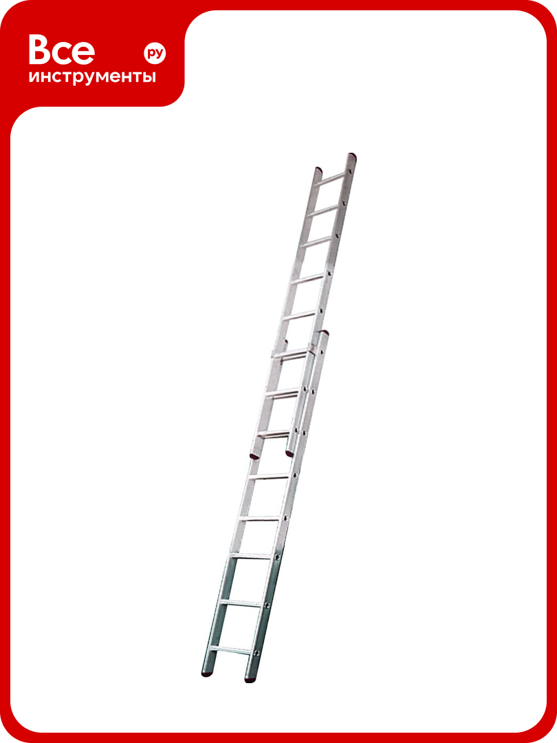 Алюминиевая двухсекционная лестница 2х8 Krause Corda 012081
