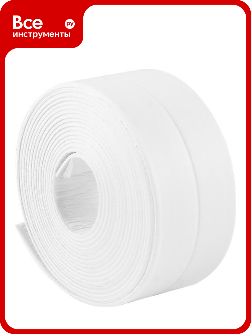 Лента-бордюр для раковин и ванн РемоКолор (белая; 30 мм х 3 м) 49-1-930