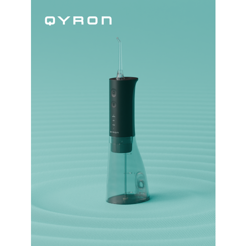 Ирригатор для полости рта и зубов Qyron WF601, портативный, черный