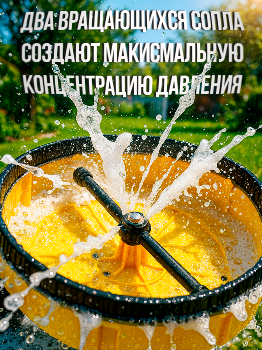 Щетка для мойки высокого давления KARCHER (Керхер), HUTER, Ресанта — фото 1