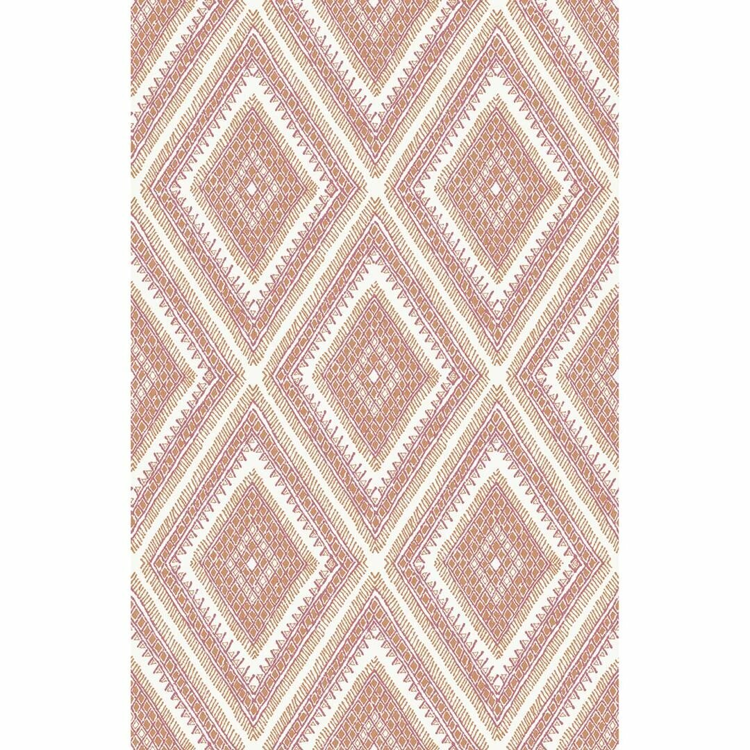 Обои Aura Pacifica FD26015 B; 052х1005 м.  флизелин цвет розовый