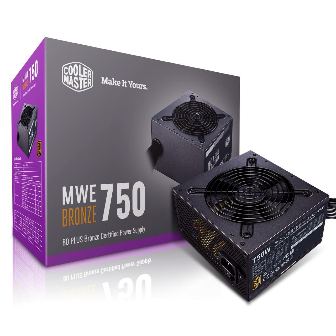 750w Cooler Master 80+Bronze