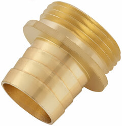Штуцер для шланга 1" с наружной резьбой 1" Denzel, из латуни, 97271