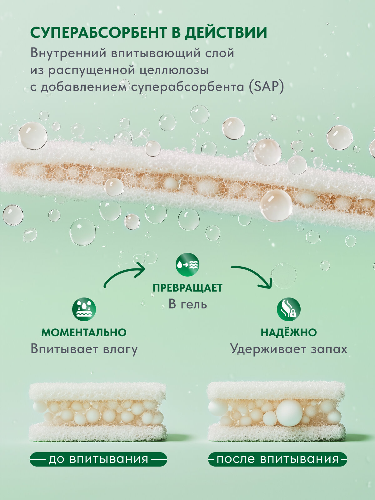 Изображение Подгузники-трусы для взрослых Dr. Skipp Standard М, 40 шт, 8151