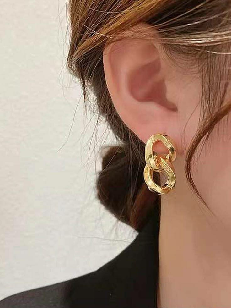 Комплект серег, golden