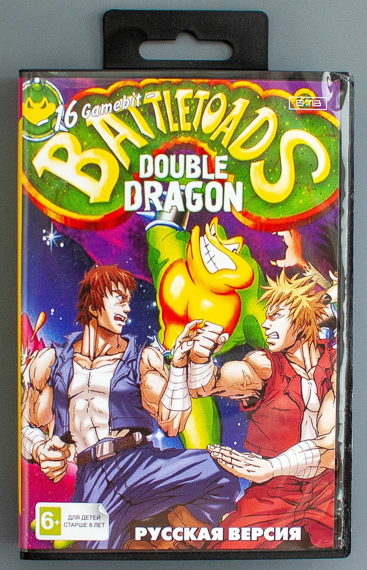 Игра Battletoads & Double Dragon для SEGA 16bit BOX Русская версия