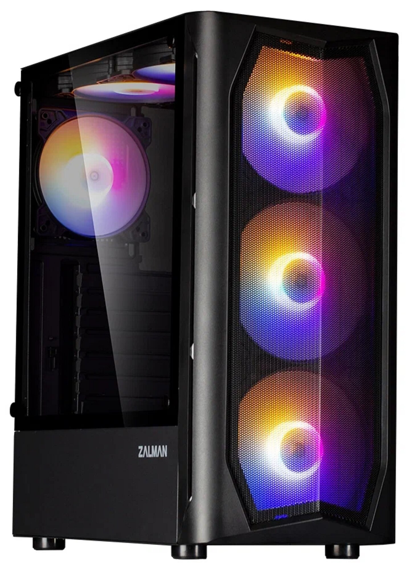 Корпус ATX Zalman N4 Rev.1 черный, без БП, с окном из закаленного стекла, USB 3.0, 2*USB 2.0, audio