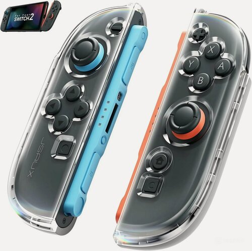 Изображение товара Чехол JSAUX для Joy-Con Nintendo Switch 2 (прозрачный) - PC0119