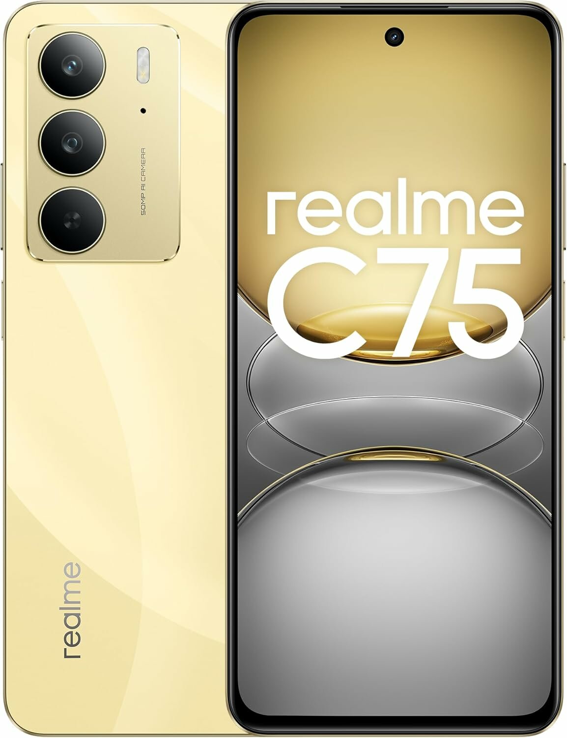 Смартфон realme C75 4G Русская версия, 8 ГБ+256 ГБ, золотой