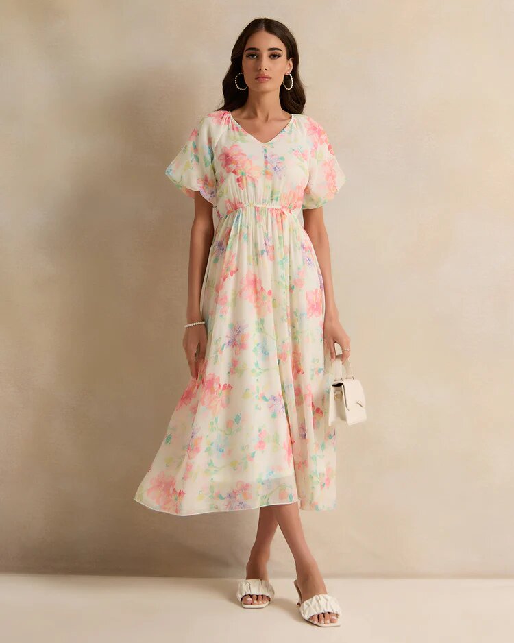 Платье REDTAG, размер 12, разноцветный — фото 1