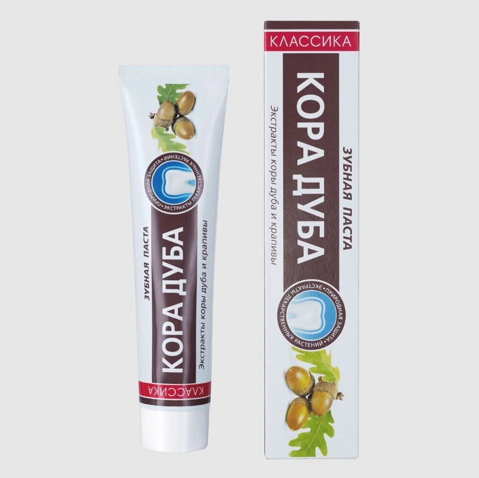 Паста зубная MODUM классика кора дуба, 150 г, Модум