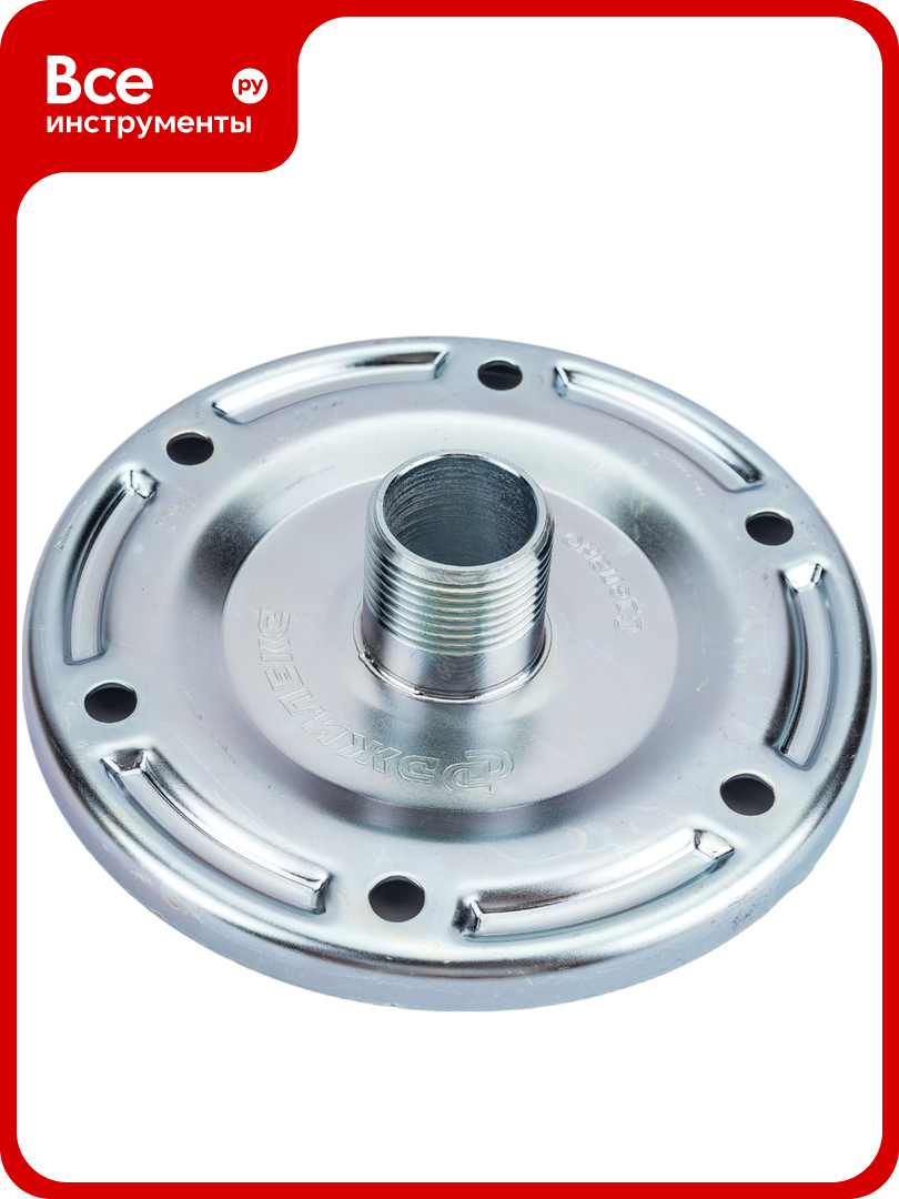 Фланец ГА 24-150 л оцинкованный Джилекс 9038 сталь с трубопроводом системы водоснабжения