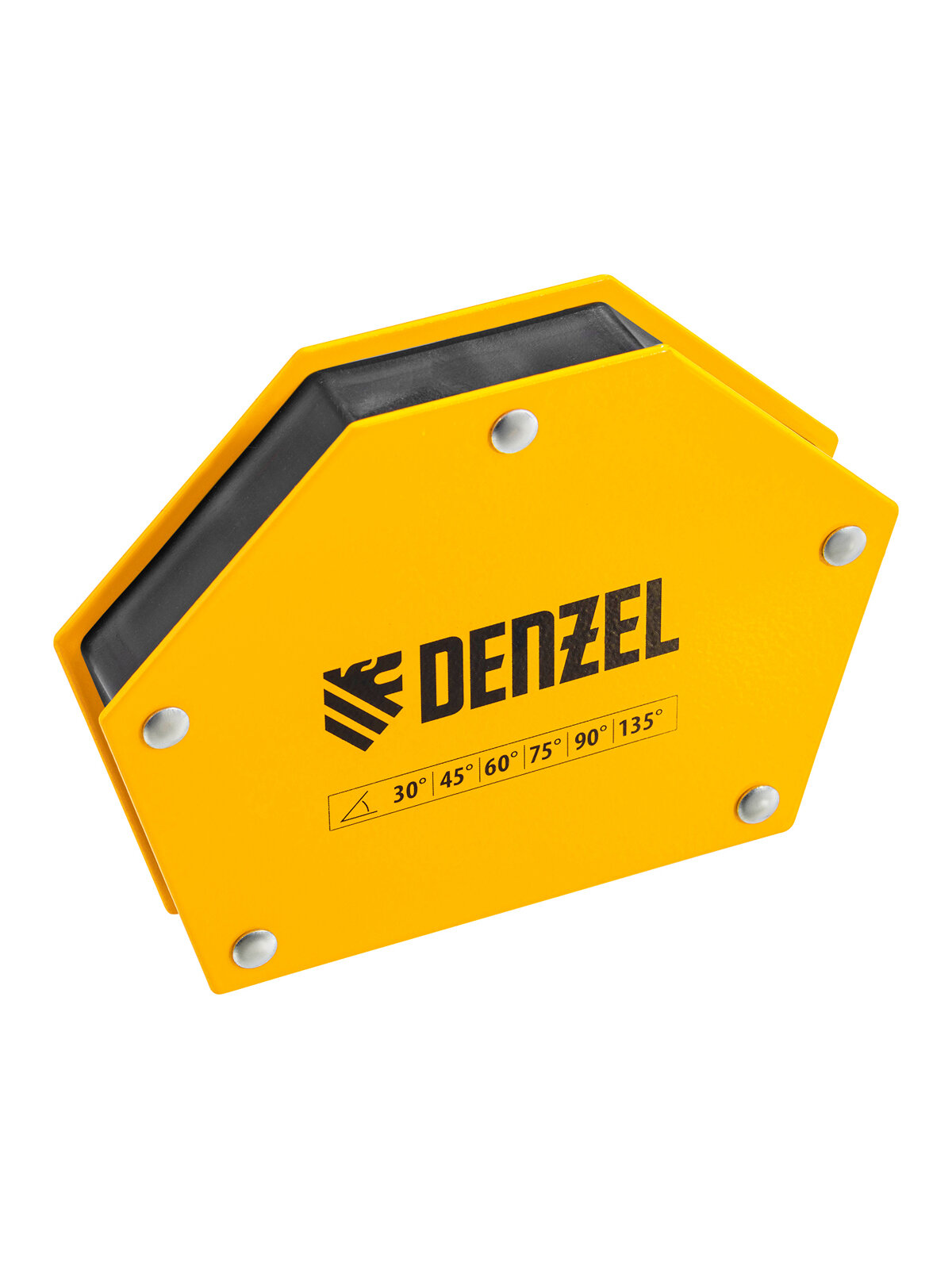 Фиксатор магнитный для сварочных работ усилие 75 LB Denzel 30х45х60х75х90х135 град. 97556