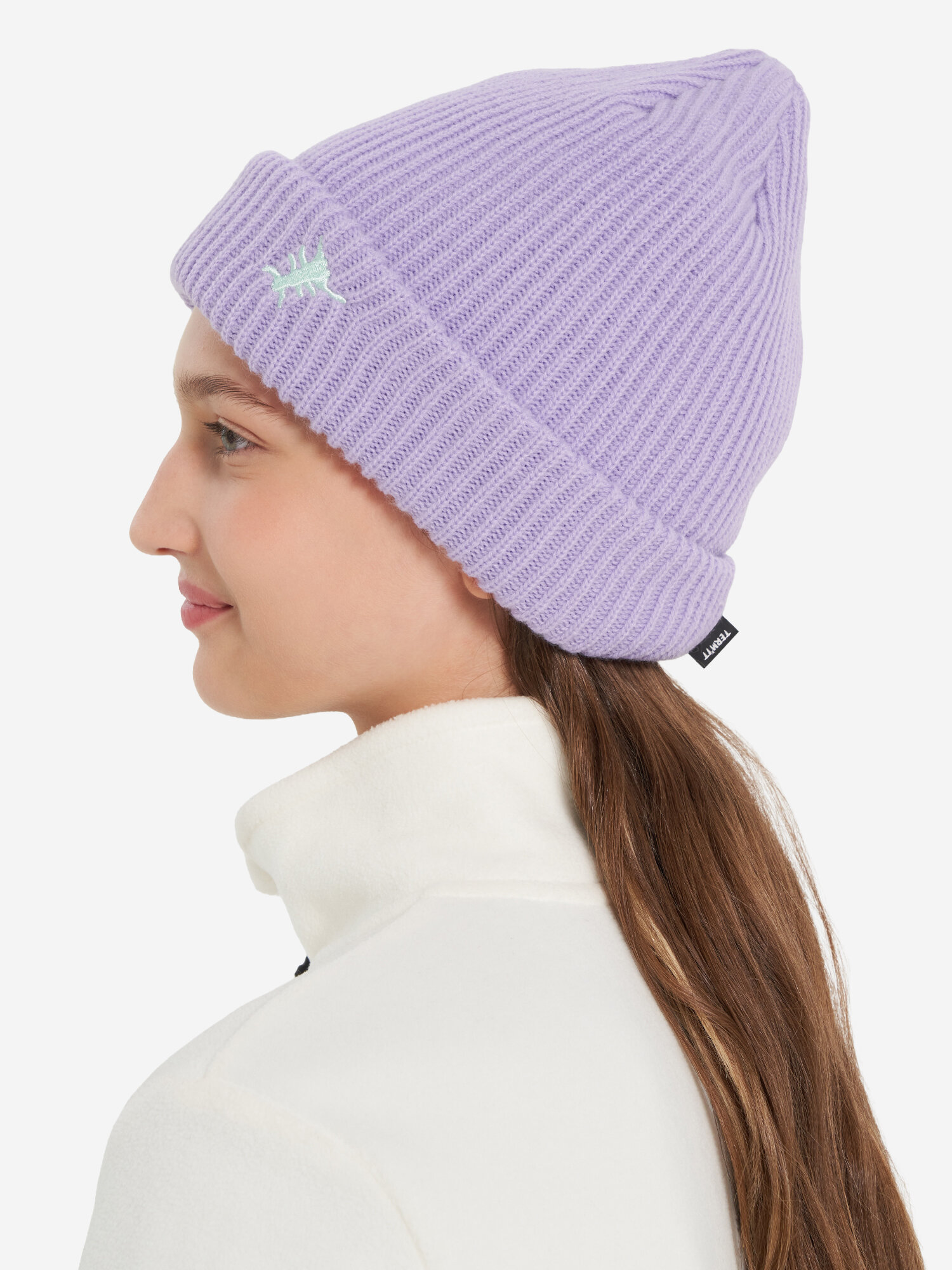Шапка Termit для девочек, размер 54, фиолетовый — фото 1