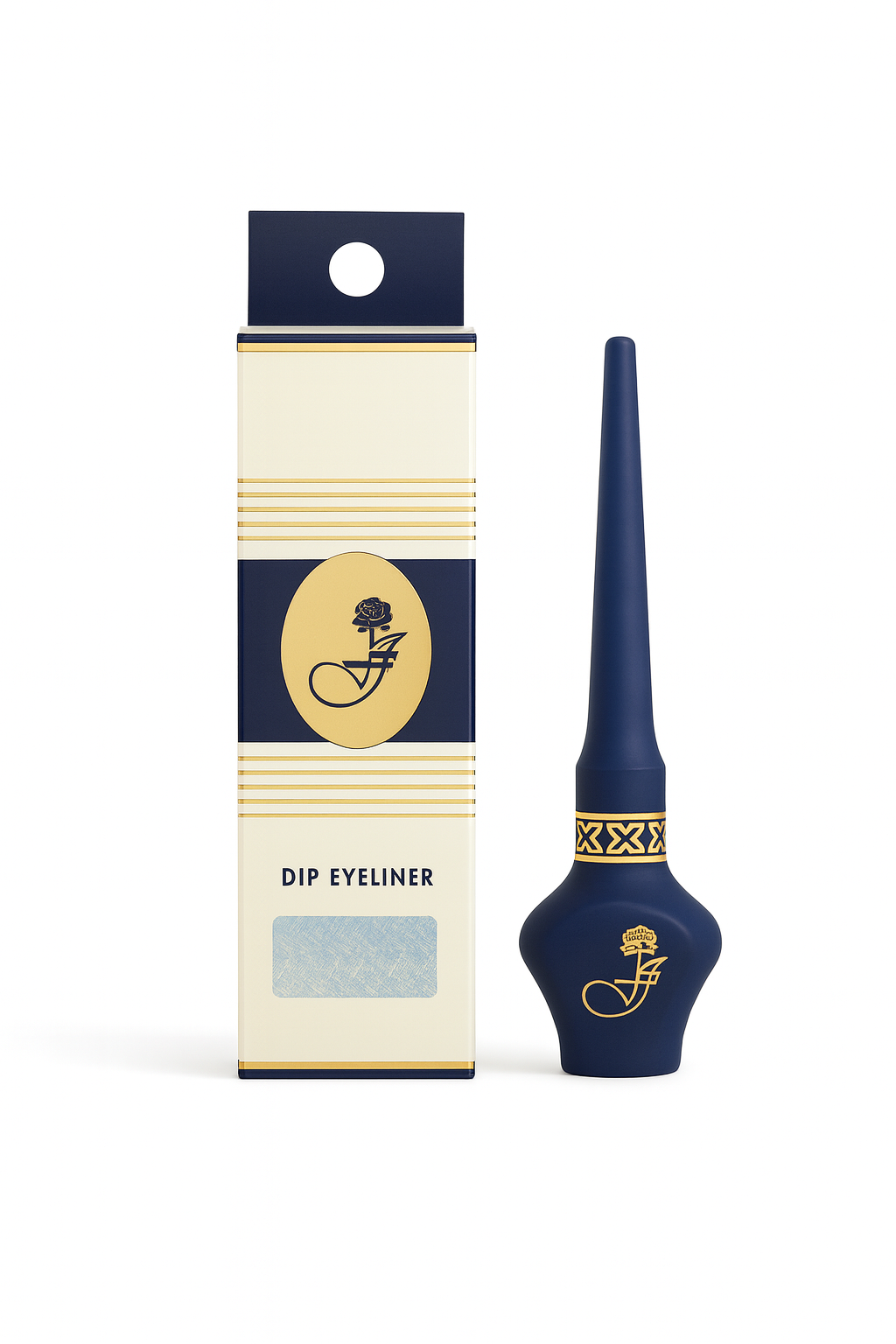 Подводка для глаз FFleur Professional Eyeliner водостойкая Кувшинчик Черная