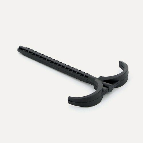 Изображение товара Дюбель-крюк двойной РосТурПласт 16-32х100 мм для крепления труб теплого пола, набор 100 штук, черный цвет