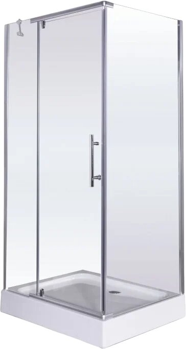 Душевой уголок Esbano ESR-8180 с поддоном стеклянный 120x80 с распашными дверями прямоугольный с низким поддоном