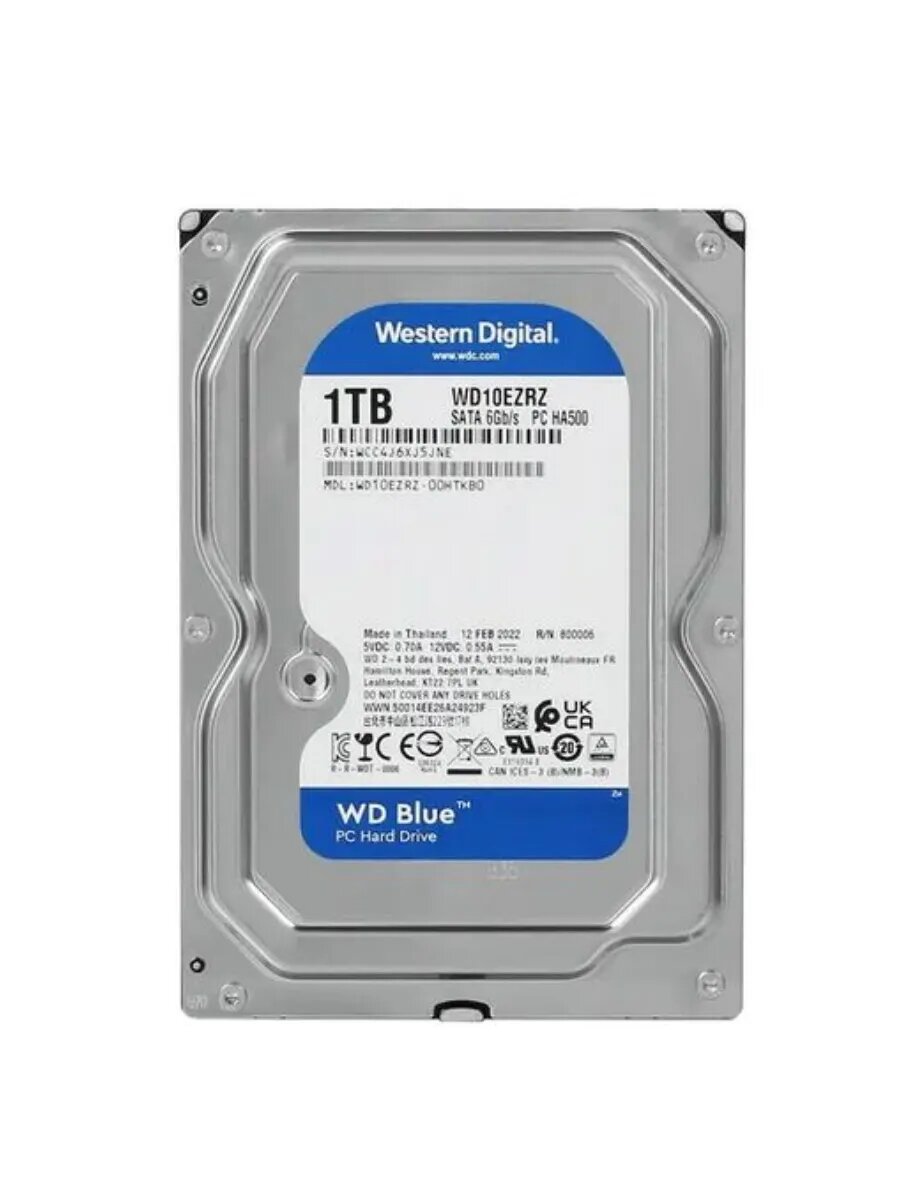 1 ТБ Жесткий диск Blue WD10EZRZ - 5400 об/мин