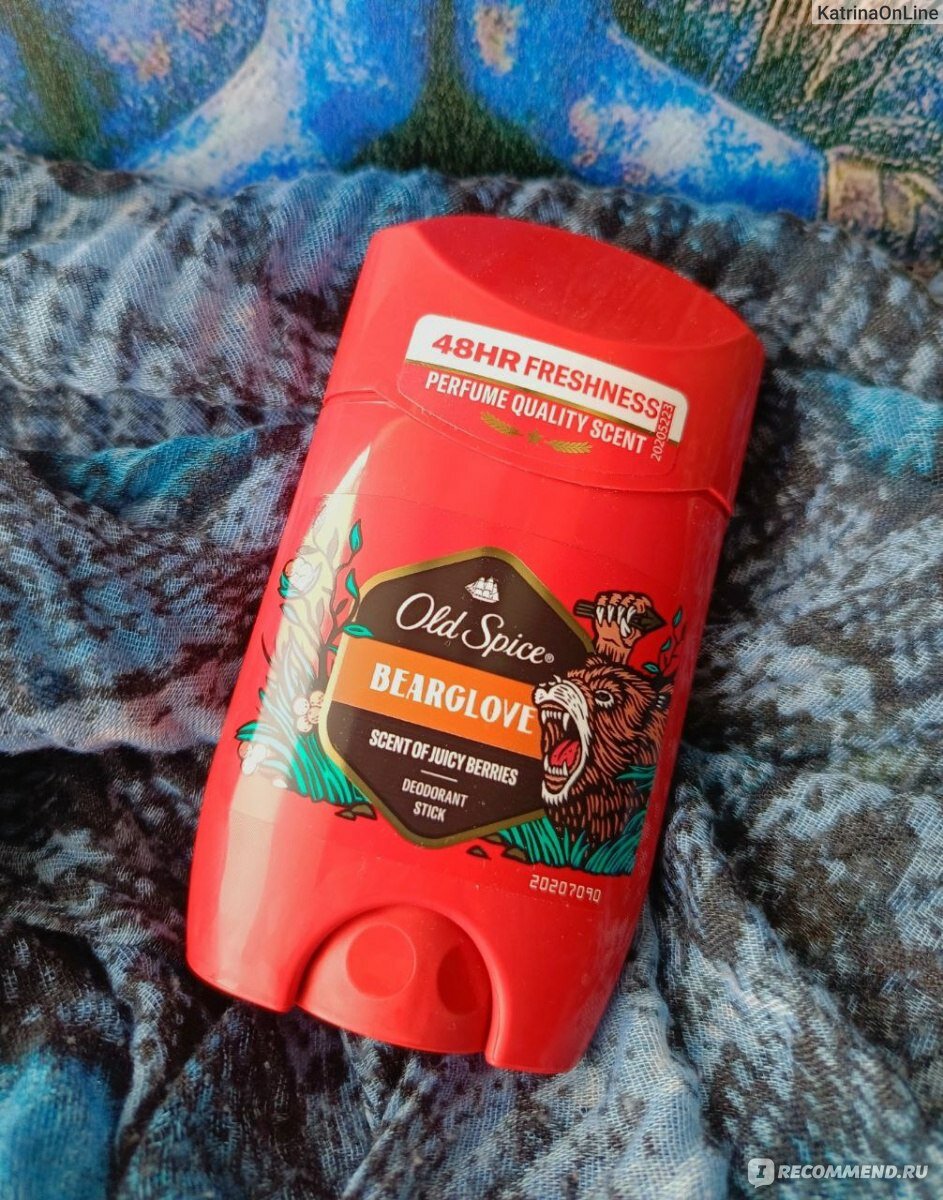 Дезодорант Old Spiece Bearglove, твердый, 50 мл обеспечивает надежную защиту от запаха — фото 1