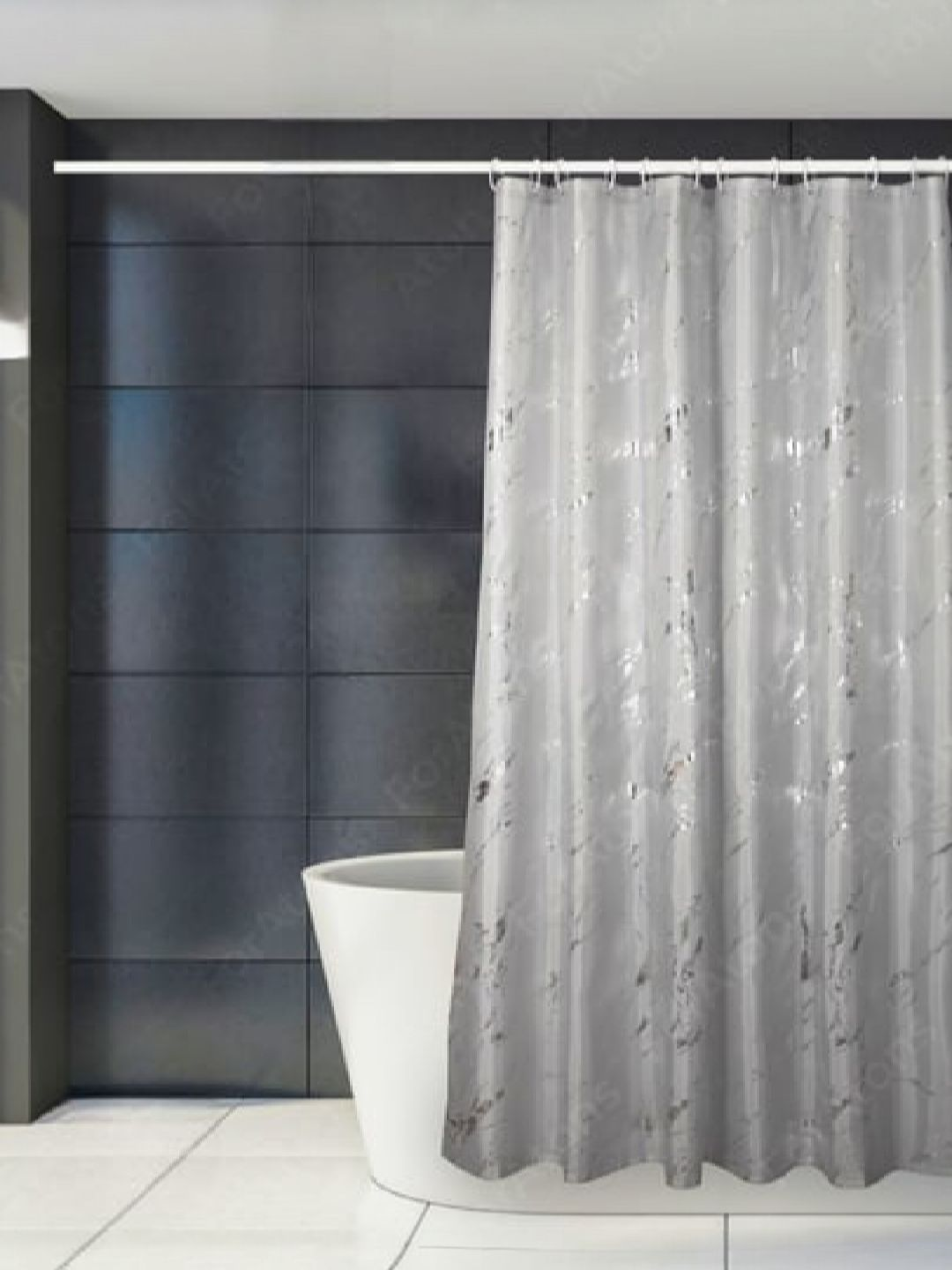 Мраморная, водонепроницаемая занавеска, для душа и ванной комнаты. 180x180 см