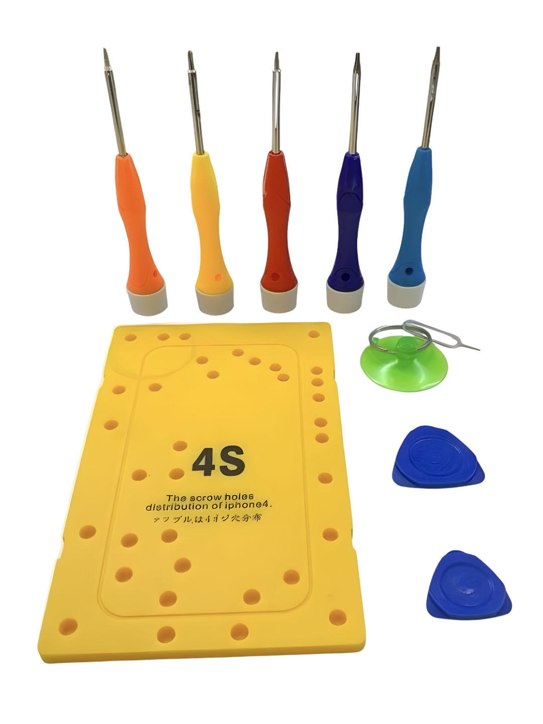 Набор инструментов для ремонта телефонов и компьютеров 10 в 1  6011