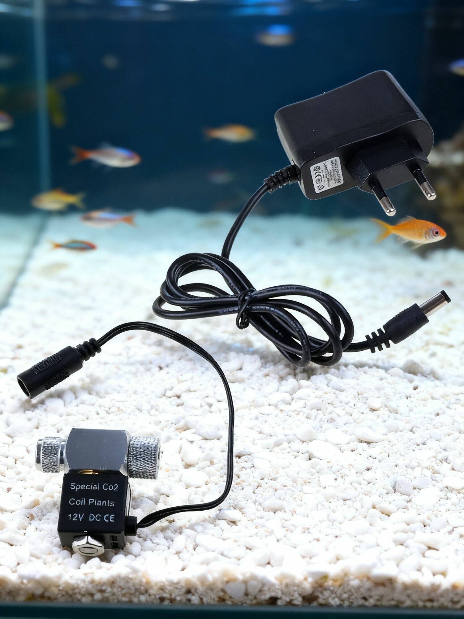 Оборудование для работы с углекислым газом, двойной интерфейс aquarium CO2, электромагнитный клапан с автоматическим переключением, одиночная головка, европейский стандарт