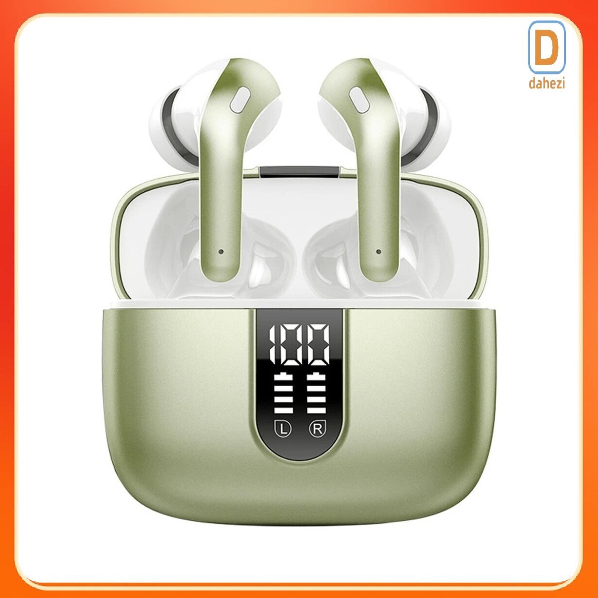 Беспроводные наушники BX-08-JL, Bluetooth 5.4, водонепроницаемые IPX5, BX-08-JL, Мятный зеленый