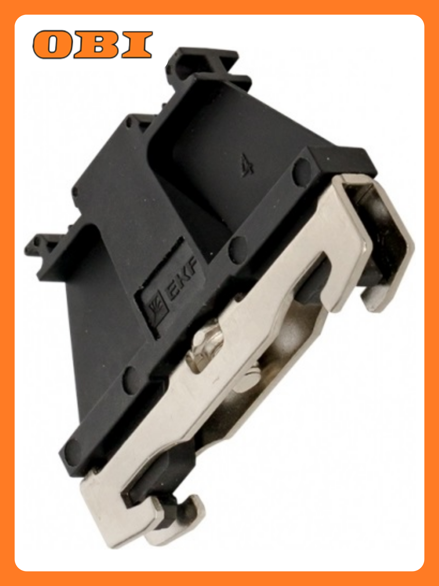 Стопор на DIN-рейку винтовой EKF PROxima (2 ШТ.)