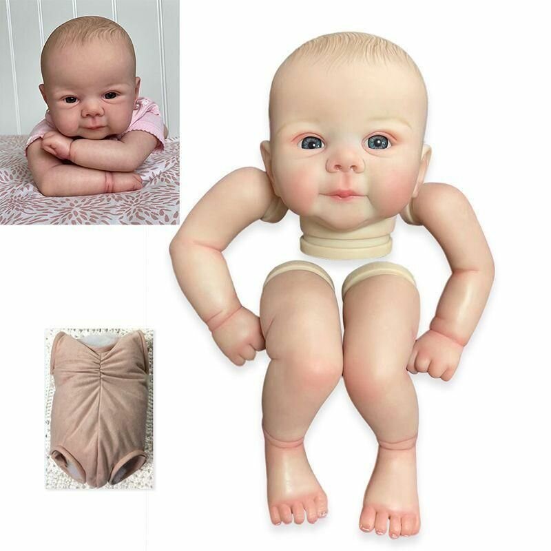 48 см Bebe Reborn Doll Kit с окрашенными волосами