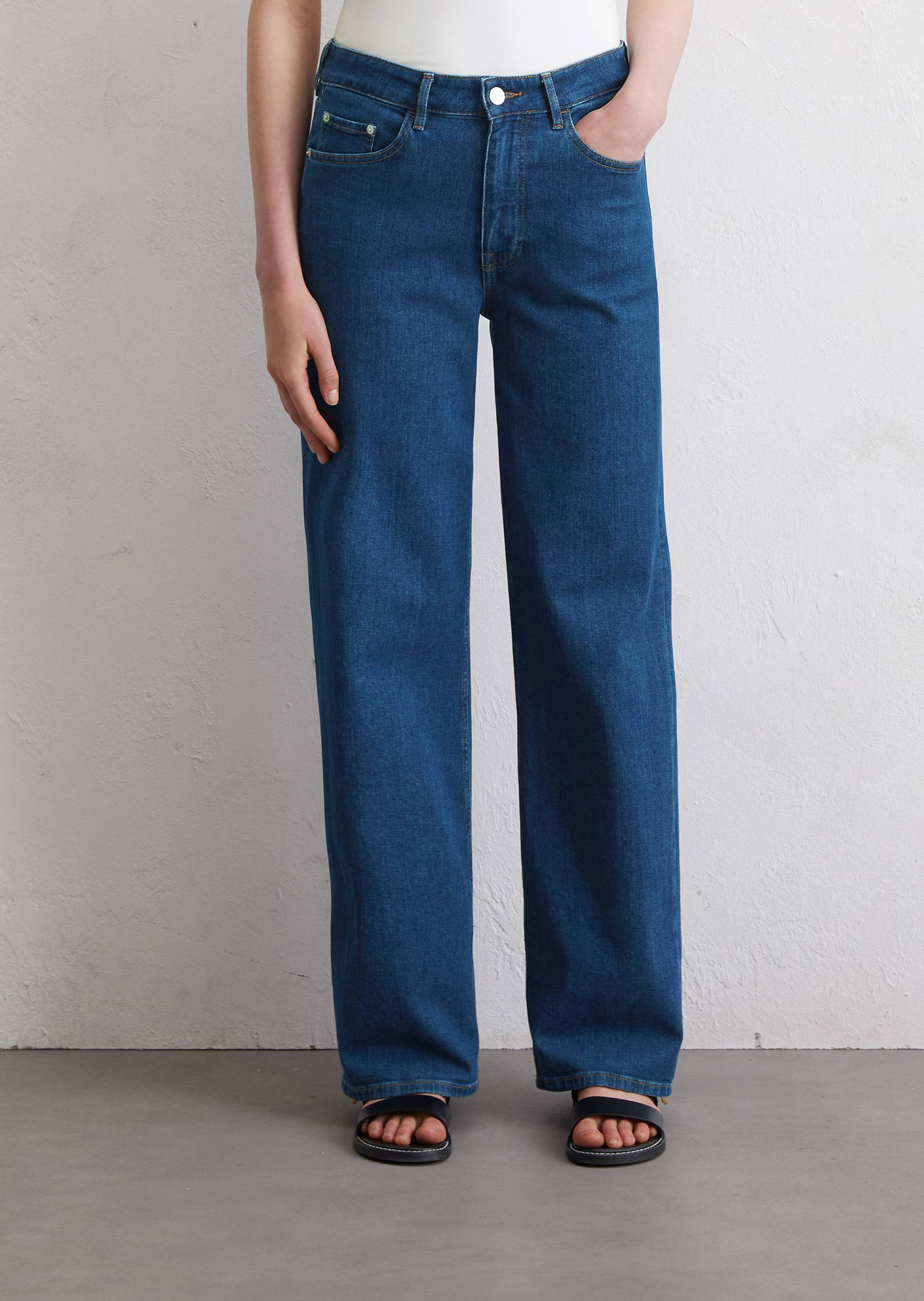 Джинсы широкие Marc O'Polo, размер 30/32, синий — фото 1