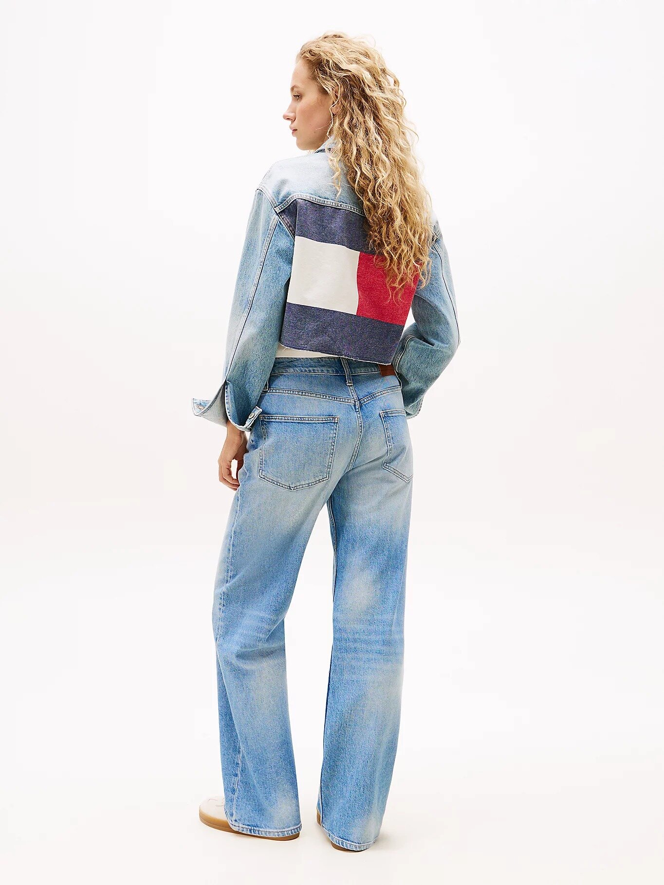 Джинсы широкие Tommy Jeans, размер 30/34 JEAN, голубой — фото 1