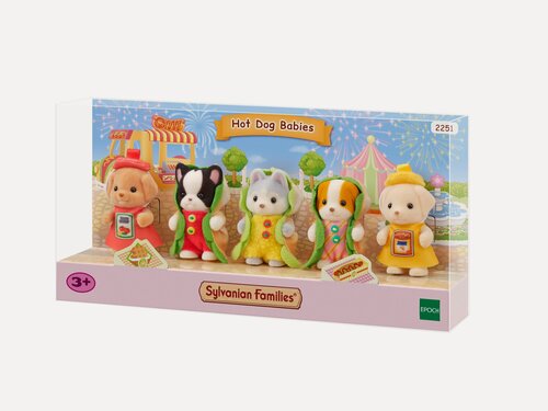 Изображение товара Фигурки Sylvanian Families Малыши в костюмах хот-догов, от 3 лет