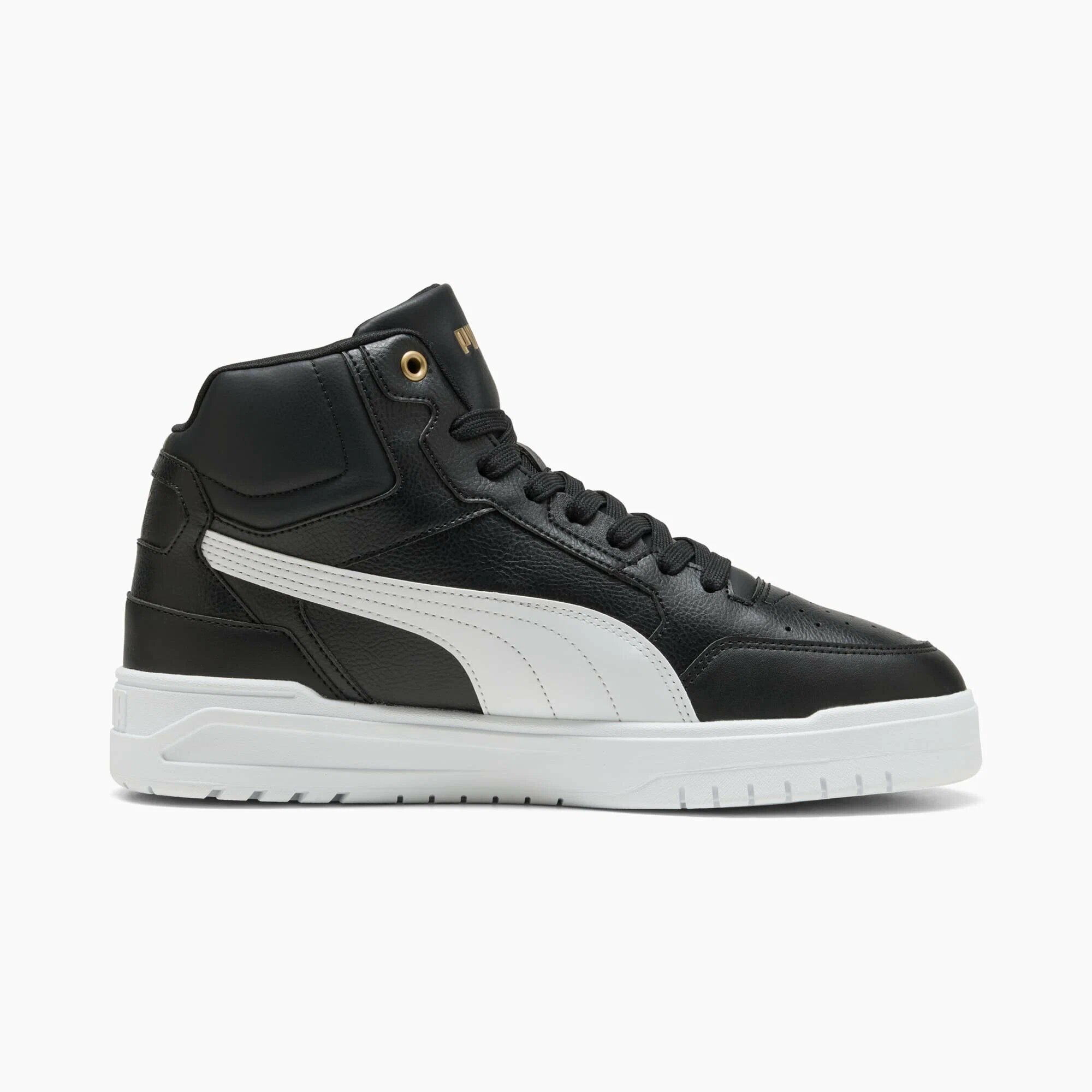 Кеды PUMA Shuffle Downtown Mid, размер 9.5 UK, черный — фото 1