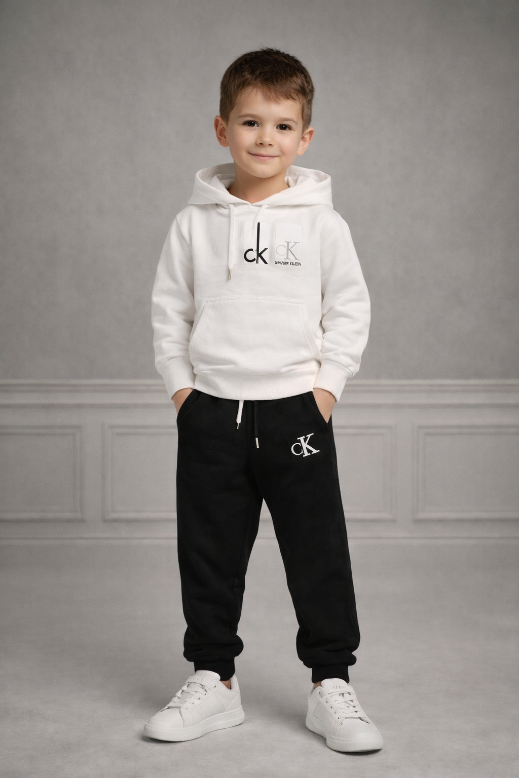 Комплект одежды  98-110, размер 6 лет, белый — фото 1