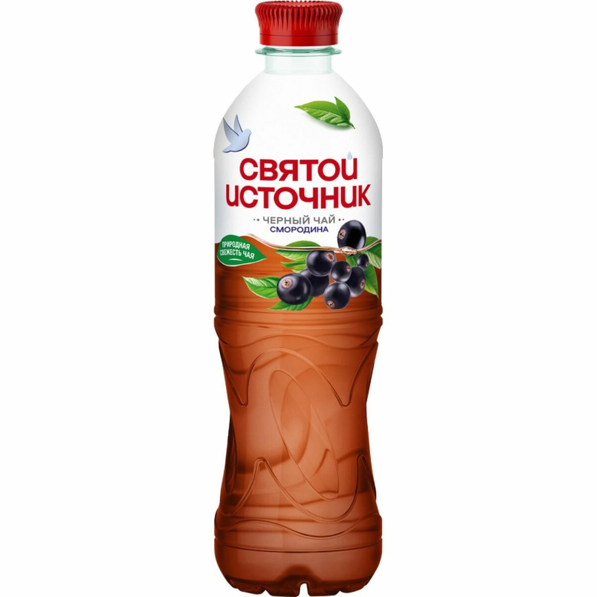Чай холодный Святой Источник чёрный, чёрная смородина 0,5л (2221636), 12шт.