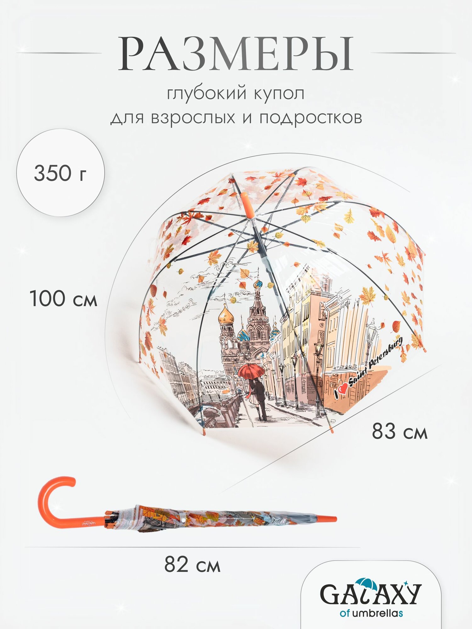 Зонт-трость GALAXY OF UMBRELLAS — фото 1