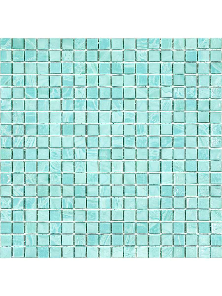 Плитка мозаика из стекла на бумаге Alma Mono Color Opaco, размер листа 295х295 мм, чип 15х15 мм, толщина 4 мм