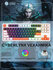 Игровая клавиатура механическая проводная USB RGB 87 клавиш