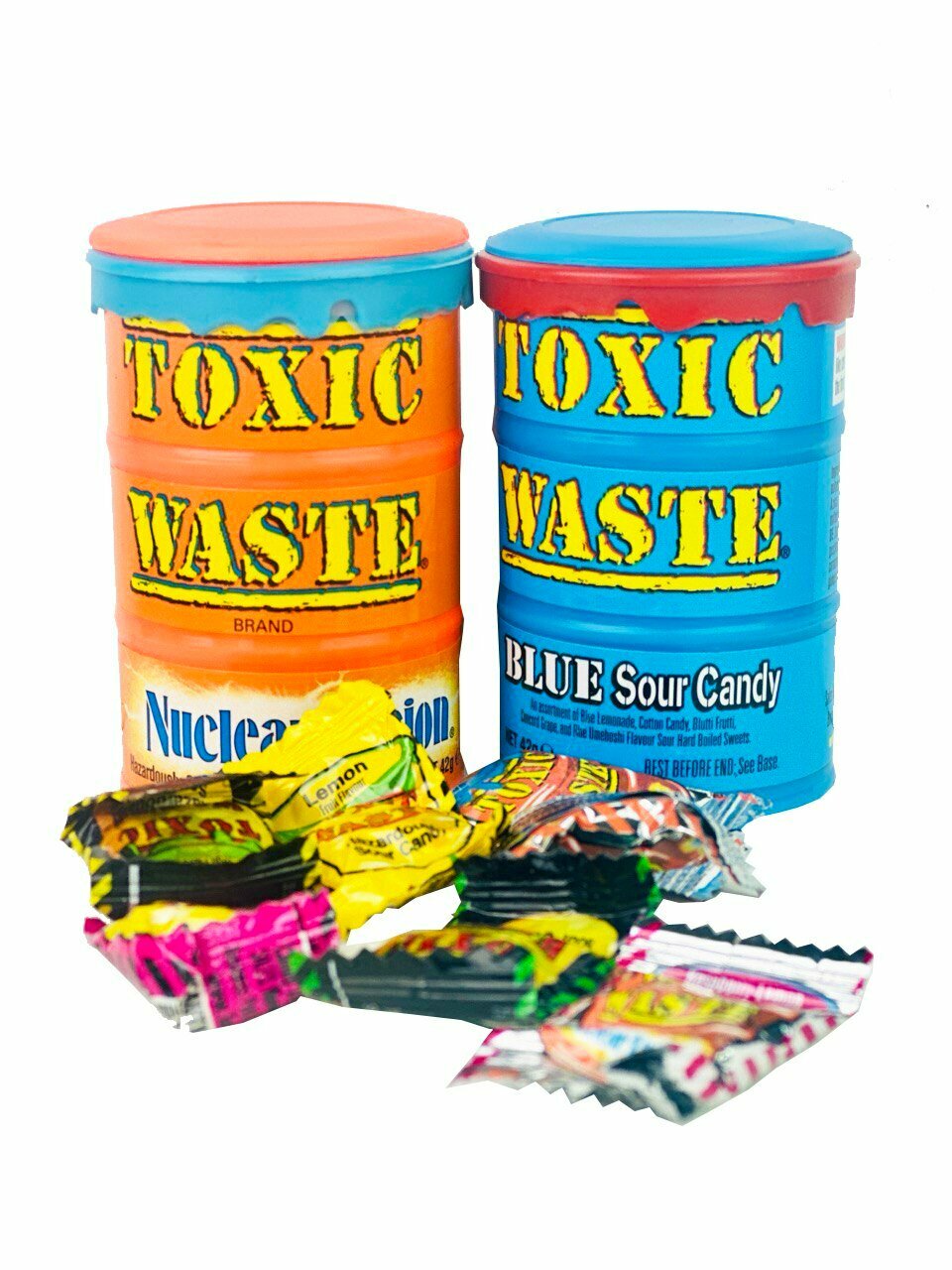 Самые кислые конфеты в мире toxic waste леденцы кислинка 2 шт